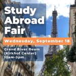 Study Abroad Fair on September 18, 2024